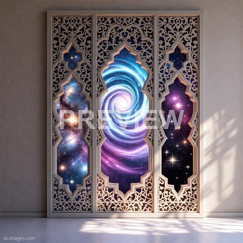 14384 - a-window-to-the-cosmos-a-3d-islamic-mashrabiya-each-o_250705165301_00001
